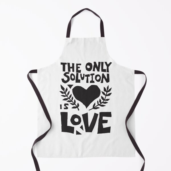 Item preview, The Only Solution Is Love Linocut Print Image designed and sold by SarahFullerArt.
