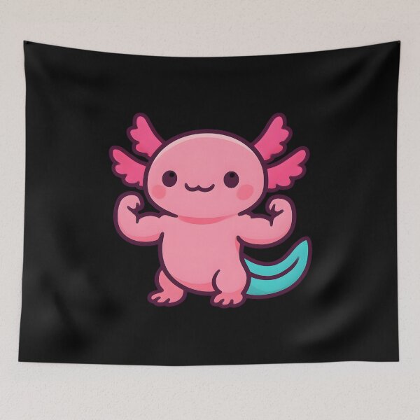 Item preview, Flex-ican Axolotl - A-Squat-Lotl Axolotl Gym designed and sold by Mouad-Doadi.