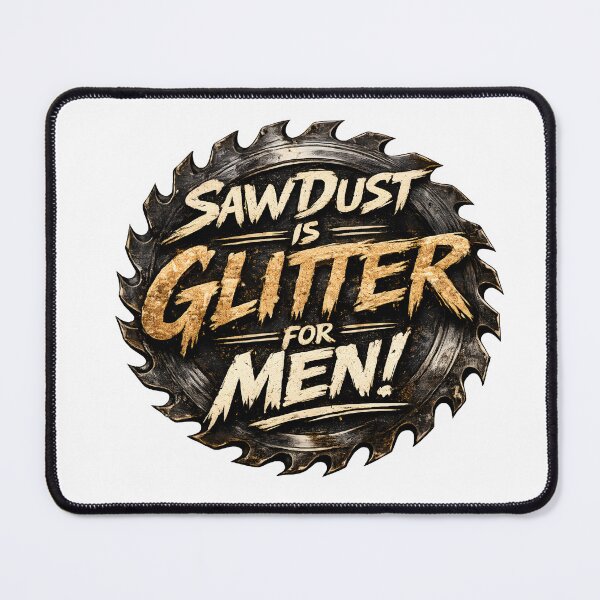 Item preview, Sawdust is glitter for men! designed and sold by SnT-Shop.