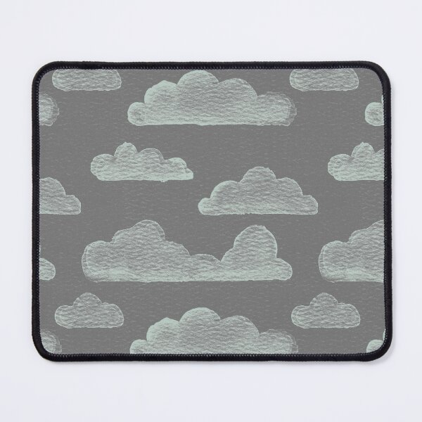 Item preview, Dreamtime Clouds Watercolor Pattern - Slate + Mint designed and sold by Irene Estelle.