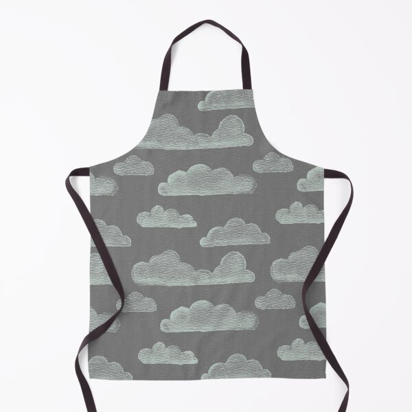Item preview, Dreamtime Clouds Watercolor Pattern - Slate + Mint designed and sold by Irene Estelle.