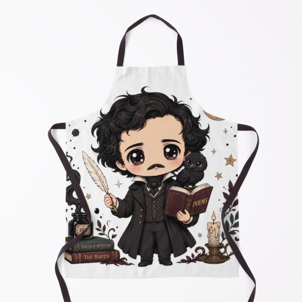 Item preview, Cute Chibi Edgar Allan Poe Dark Academia designed and sold by EDAE.