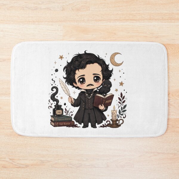 Item preview, Cute Chibi Edgar Allan Poe Dark Academia designed and sold by EDAE.