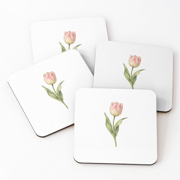 Item preview, Single Tulip Study – Vintage Botanical Illustration designed and sold by Joyfulfabric.