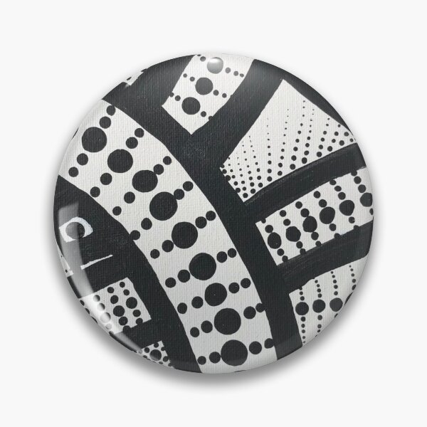 Item preview, Black & White Abstract Dot Pattern Art | Modern Minimalist Line Design designed and sold by PeridotGypsy.