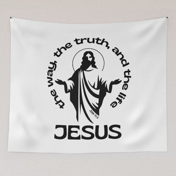 Item preview, JESUS - the way, the truth, and the life designed and sold by threadsjam.