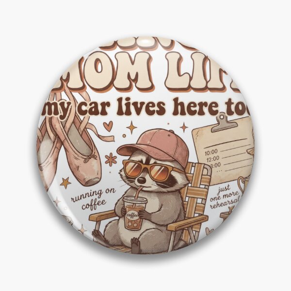Item preview, Dance Mom Life T-Shirt ? Funny Dance Mom Gift | My Car Lives Here Too Shirt | Ballet Competition Mom Tee designed and sold by 3dipple.