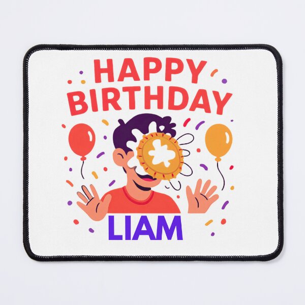 Item preview, Happy Birthday  - Funny Pie in Face Illustration designed and sold by BELLZINHO - ARTES.