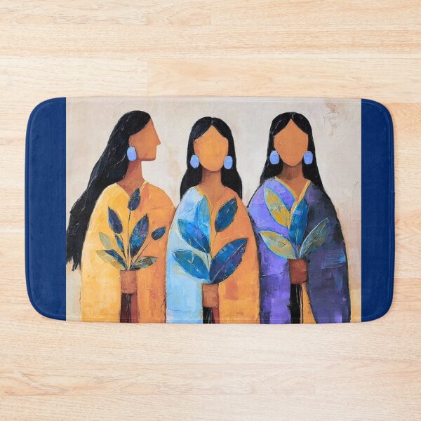 Item preview, ​Three Bedouin Sisters - Arabian Heritage & Authentic Tribal Women Art designed and sold by crystalar95.