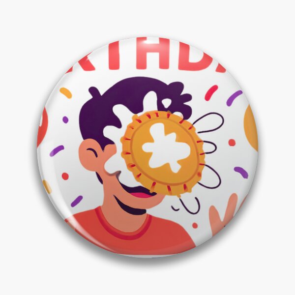 Item preview, Happy Birthday  - Funny Pie in Face Illustration designed and sold by BELLZINHO - ARTES.