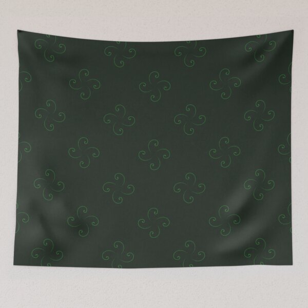 Item preview, Ornament with snakes of grass color designed and sold by Cherevan.