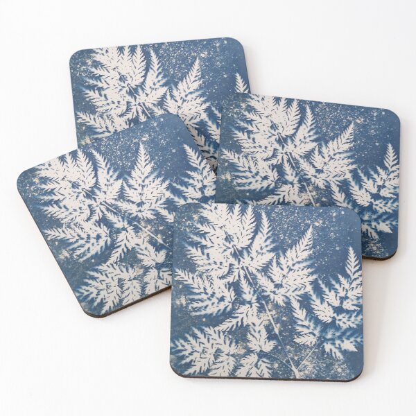 Item preview, Leaves, wet cyanotype image designed and sold by LornaAshworth.