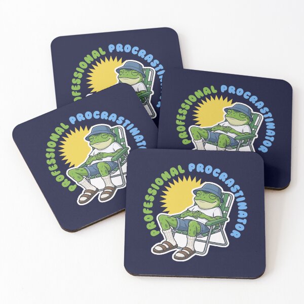 Item preview, Professional Procrastinator Frog Chilling in Sun designed and sold by LinaValearte.