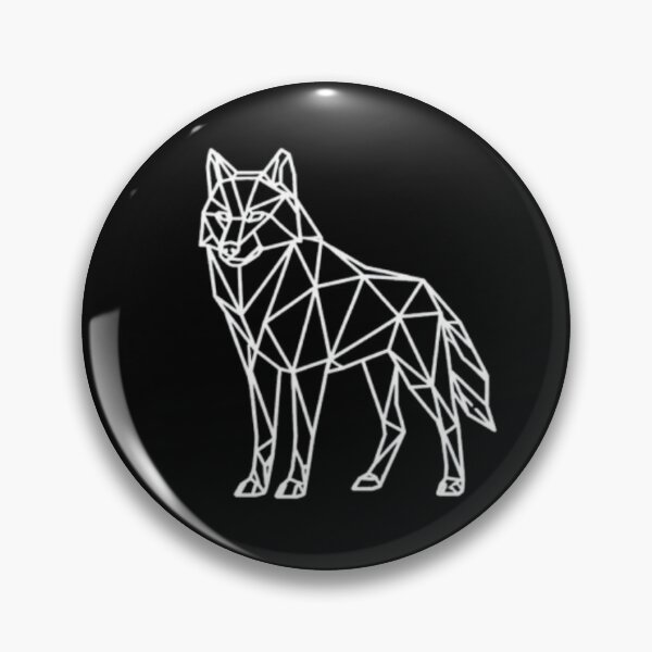 Item preview, Geometric Wolf – Minimalist Polygon Line Art designed and sold by Karszul.