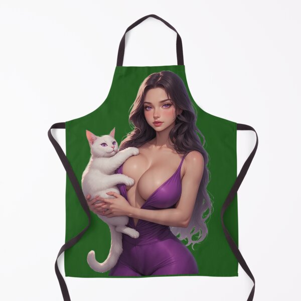 Item preview, The brunette and the cat designed and sold by kwinchi.