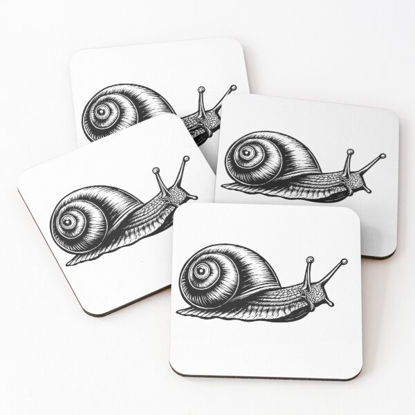 Item preview, Snail - Bold Line Realistic Minimalism illustration designed and sold by Minimalisticaly.