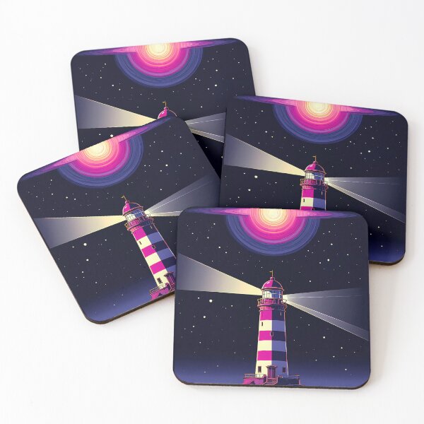 Item preview, Cosmic Lighthouse: Pulsar Star Space Art designed and sold by Krasnovaovaova.