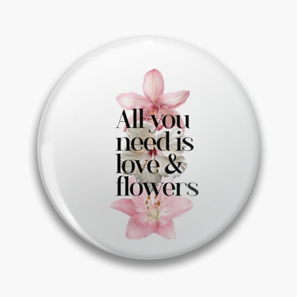 Item preview, all you need is love and flowers designed and sold by elartis.