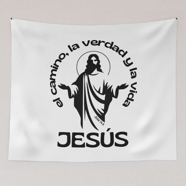 Item preview, JESÚS - el camino, la verdad y la vida designed and sold by threadsjam.