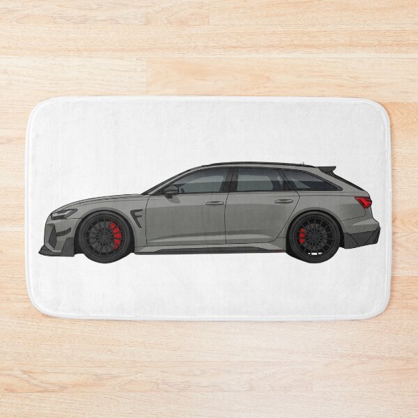 Item preview, Grey Performance Estate Side View Vector Art designed and sold by NikksGarage.