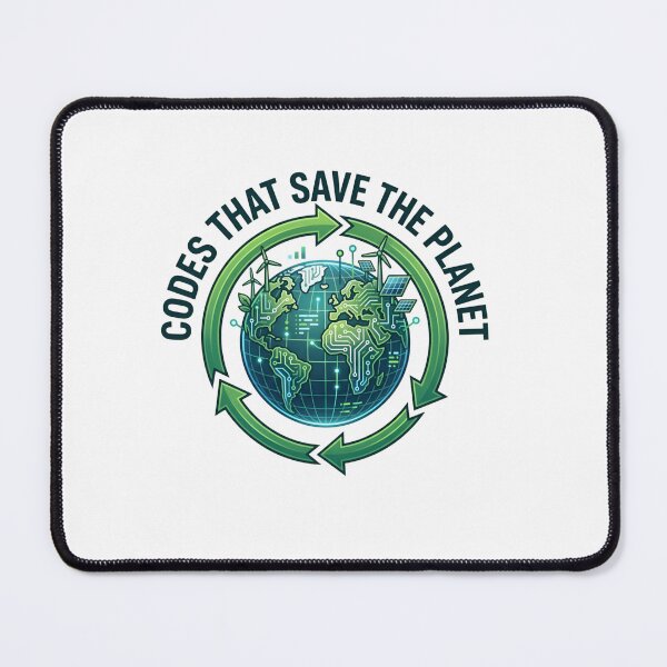 Item preview, ​Codes That Save The Planet Eco-Friendly Developer Art designed and sold by Emamify.