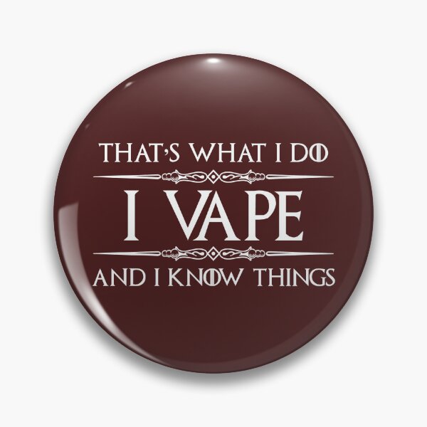 Item preview, I Vape and I Know Things - Funny Vaping Gifts for Vaper or Vapor designed and sold by merkraht.