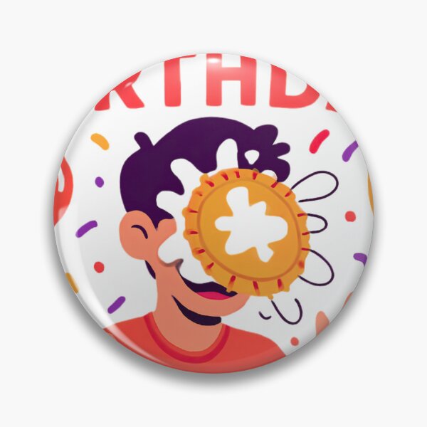 Item preview, Happy Birthday  - Funny Pie in Face Illustration designed and sold by BELLZINHO - ARTES.