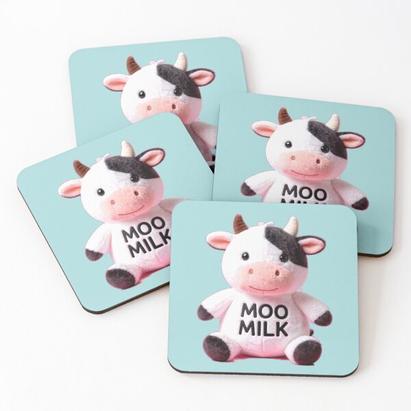 Item preview, Moo Milk Cute Cow – Funny Farm Animal designed and sold by AnimalAirtistry.