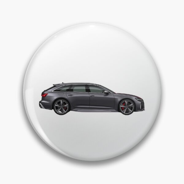 Item preview, Dark Grey Performance Estate Side View Vector Art designed and sold by NikksGarage.