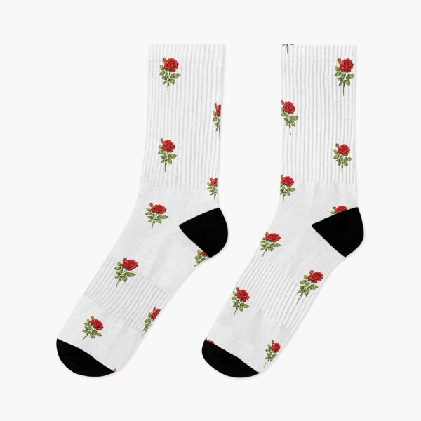 Item preview, Single Rose Study – Vintage Botanical Illustration designed and sold by Joyfulfabric.
