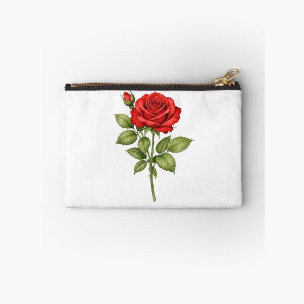 Item preview, Single Rose Study – Vintage Botanical Illustration designed and sold by Joyfulfabric.