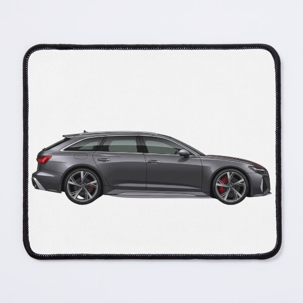 Item preview, Dark Grey Performance Estate Side View Vector Art designed and sold by NikksGarage.