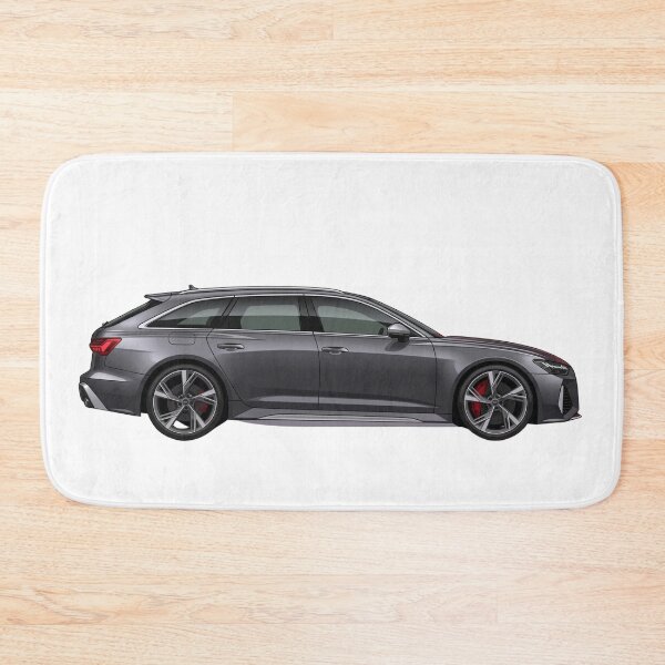 Item preview, Dark Grey Performance Estate Side View Vector Art designed and sold by NikksGarage.