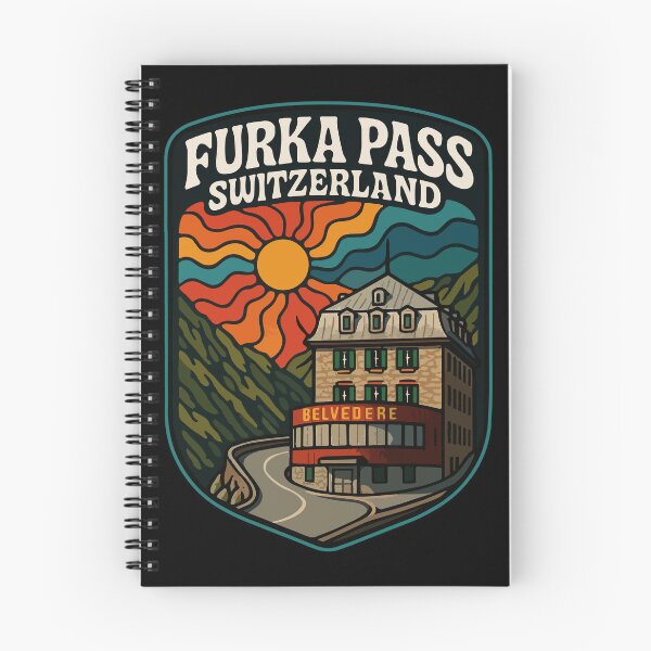 Item preview, Furka Pass Belvedere Hotel Switzerland Trippy Travel designed and sold by TomFrontierArt.