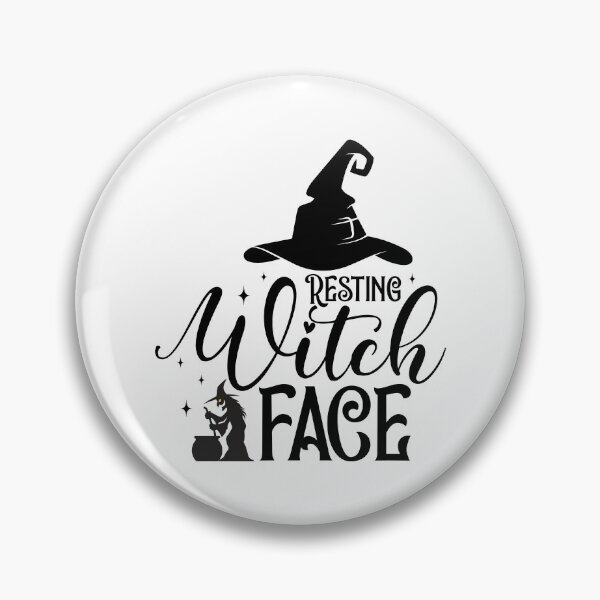 Item preview, Resting Witch Face - Funny Spooky Festive Witchy Halloween Gift designed and sold by FuzionRaptor.