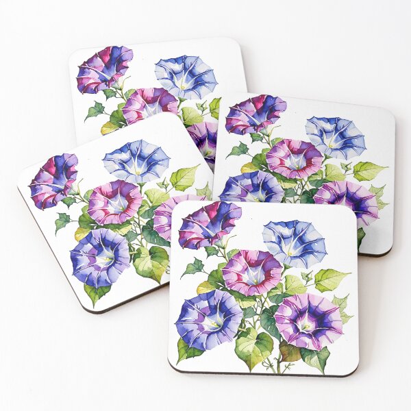 Item preview, Morning Glory - Watercolor designed and sold by Mia's Menagerie.
