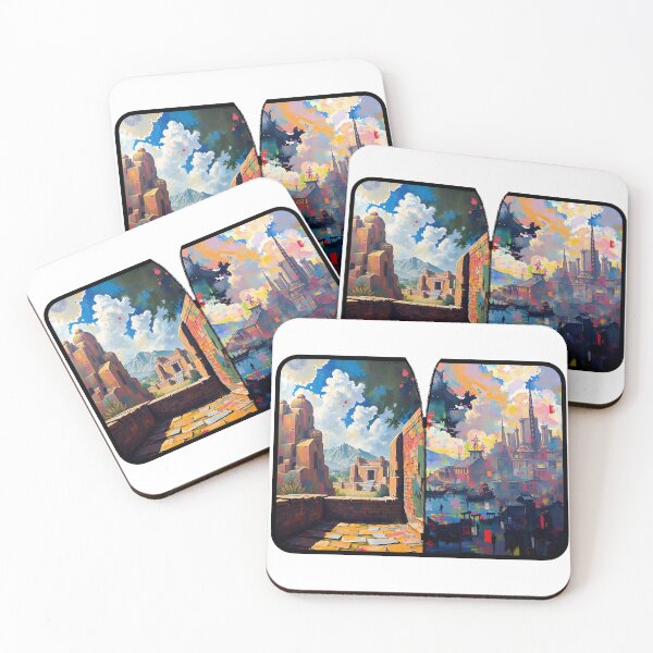 Item preview, Ancient Ruins to Cyber Port: A Journey Through Time designed and sold by Daniela`s shop.