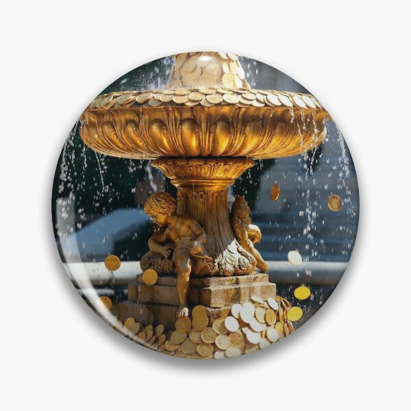Item preview, Golden Fountain of Prosperity designed and sold by thomashummelgen.