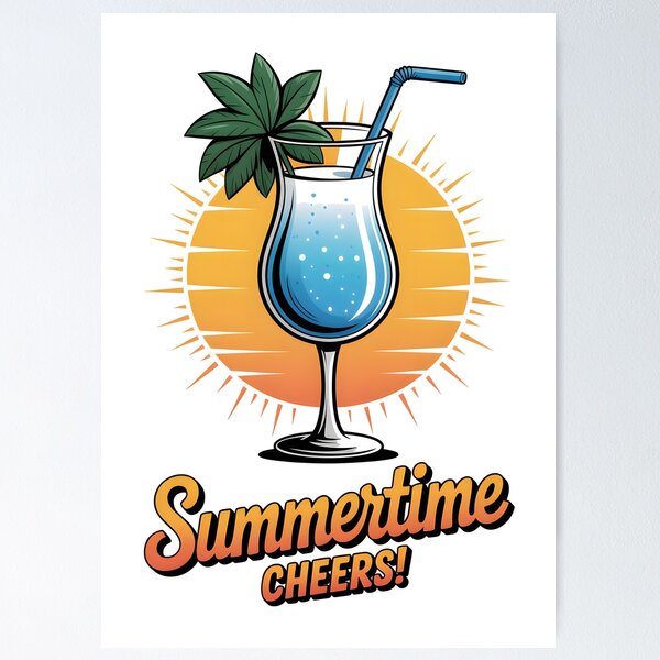 Item preview, Summertime Cheers! Coctail designed and sold by Museum Of Non-Existing Art.