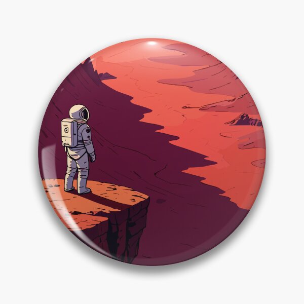 Item preview, Mars Exploration: Astronaut Over the Red Canyon designed and sold by Krasnovaovaova.