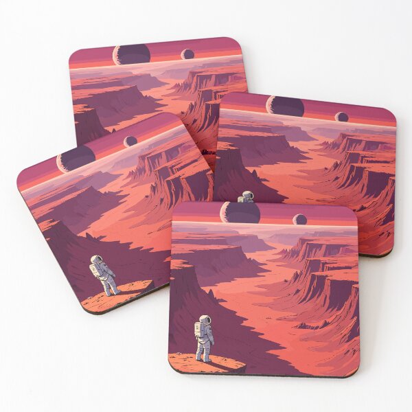 Item preview, Mars Exploration: Astronaut Over the Red Canyon designed and sold by Krasnovaovaova.
