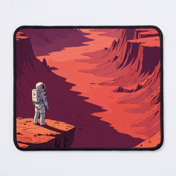 Item preview, Mars Exploration: Astronaut Over the Red Canyon designed and sold by Krasnovaovaova.