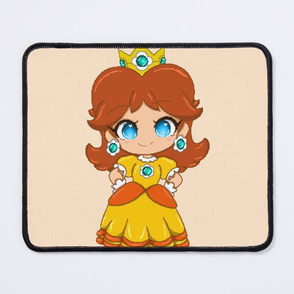 Item preview, Princess Daisy chibi pixel-art designed and sold by MiloBoo.