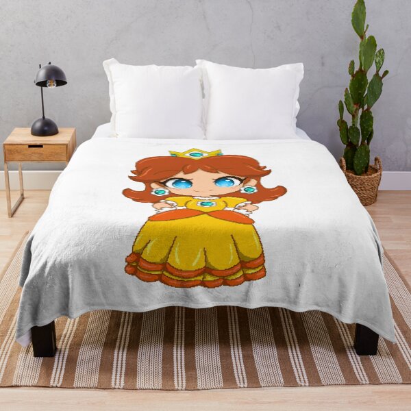 Item preview, Princess Daisy chibi pixel-art designed and sold by MiloBoo.