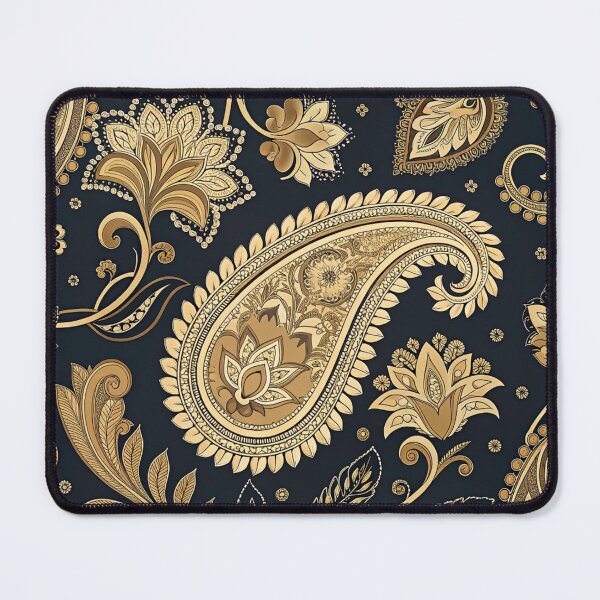 Item preview, Elegant Paisley Pattern – Luxury Gold Floral Ornamental Design designed and sold by Erik Visnievskij.