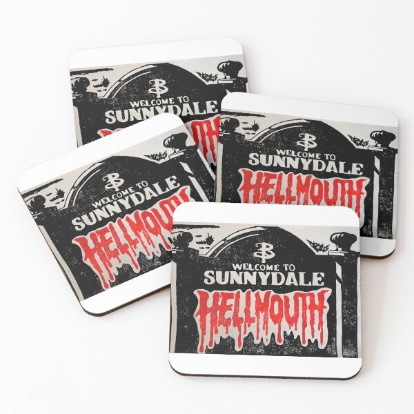 Item preview, Welcome to the Hellmouth Buffy Lino Print designed and sold by ollieboioz.