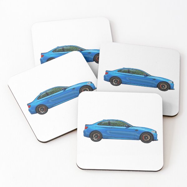 Item preview, Blue Sports Coupe Side View Vector Art designed and sold by NikksGarage.
