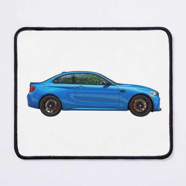 Item preview, Blue Sports Coupe Side View Vector Art designed and sold by NikksGarage.