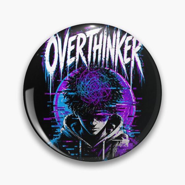 Item preview, Overthinker Glitch Cyberpunk Aesthetic. designed and sold by Mr Lee.