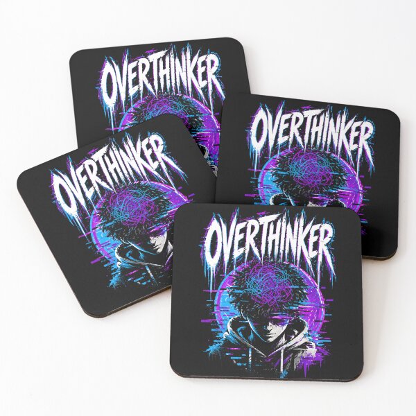 Item preview, Overthinker Glitch Cyberpunk Aesthetic. designed and sold by Mr Lee.